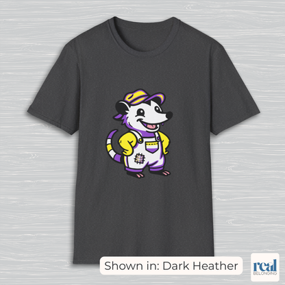 Non-Binary Possum Pride T-Shirt | Adorable AF