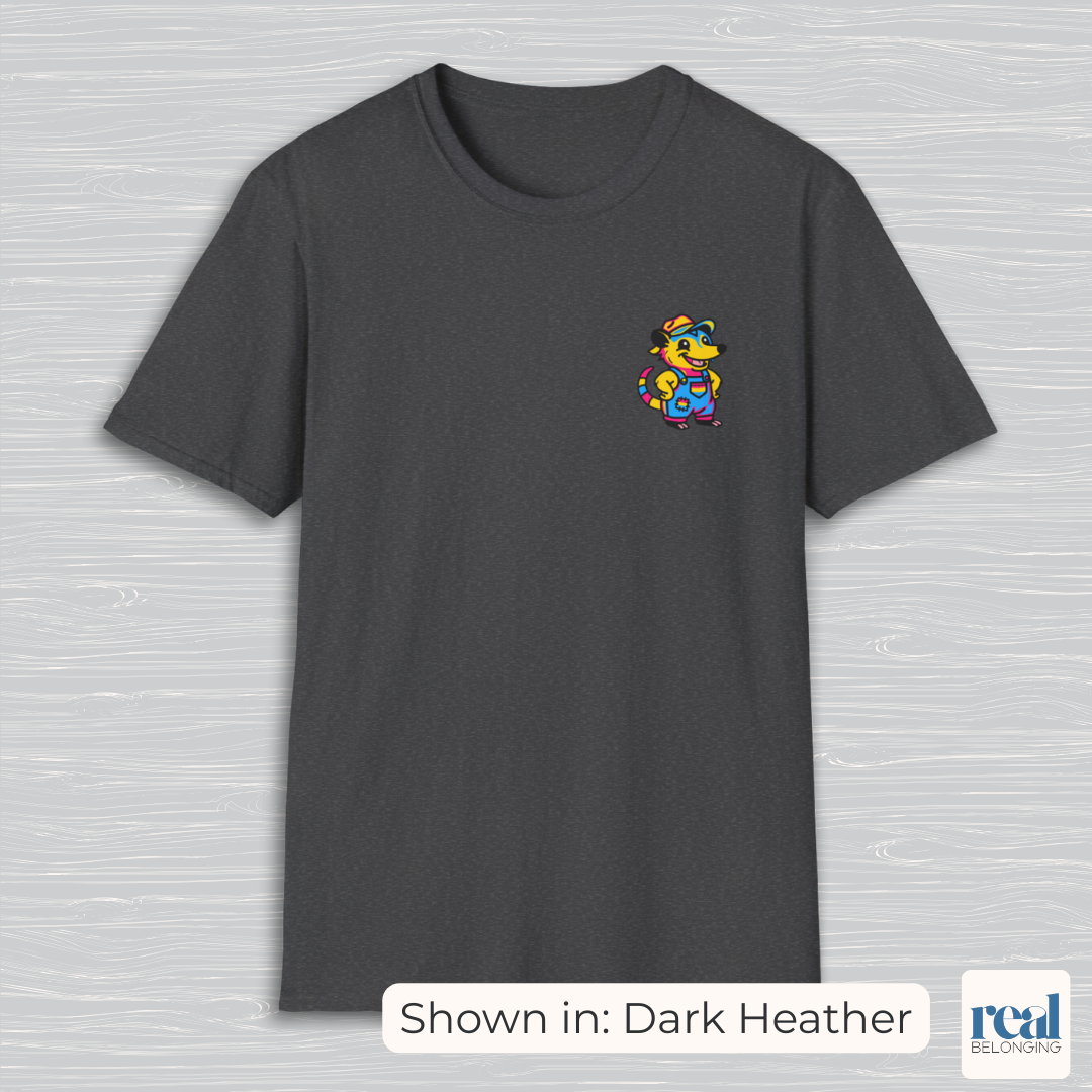 Pansexual Possum Pride T-Shirt | Adorable AF
