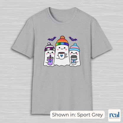 Adorable AF Ghosts - Choose: Rainbow, Trans, and either Non-binary or Asexual
