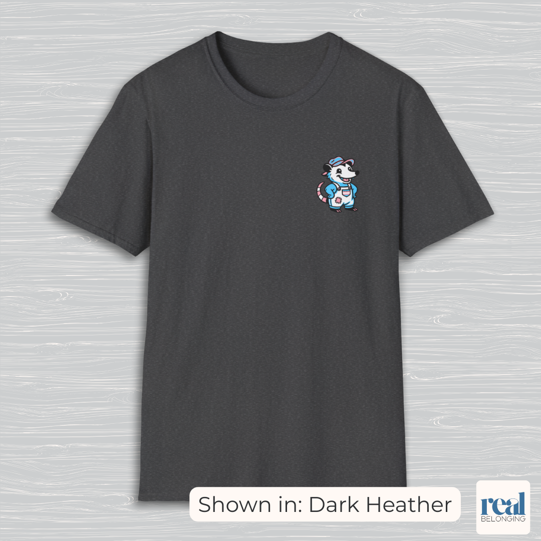 Transgender Possum Pride T-Shirt | Adorable AF