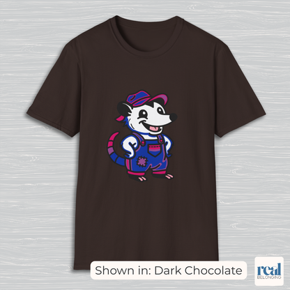 Bisexual Pride Possum T-Shirt | Adorable AF