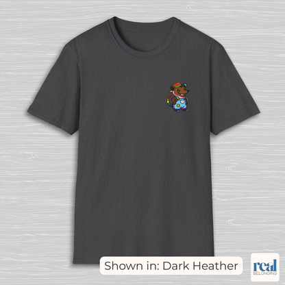 Rainbow Progress Pride Possum T-Shirt | Adorable AF