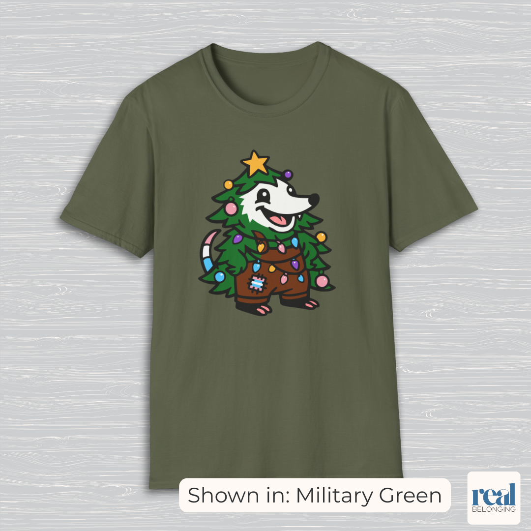Trans Christmas Tree Possum Adorable AF Collection | 4 Fur Colors