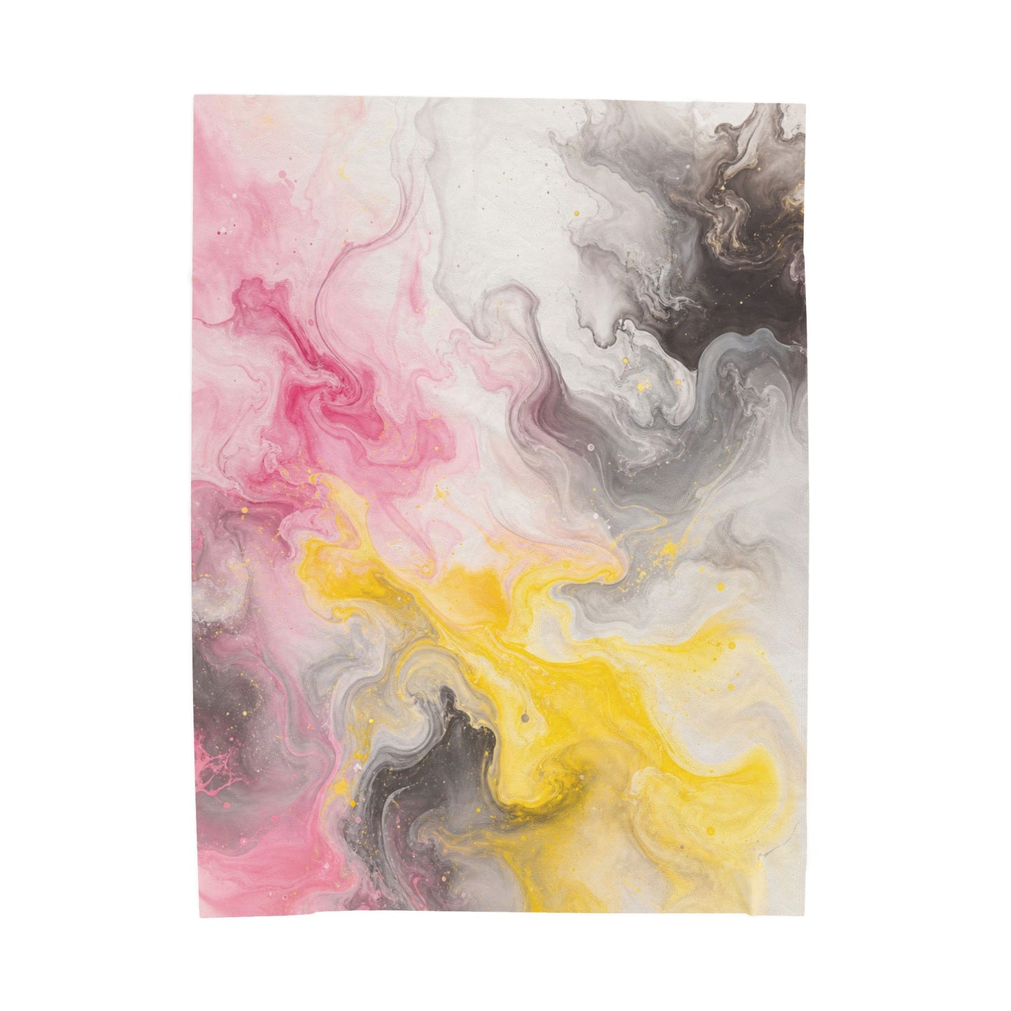 Queerplatonic Watercolor Marble Swirl Blanket