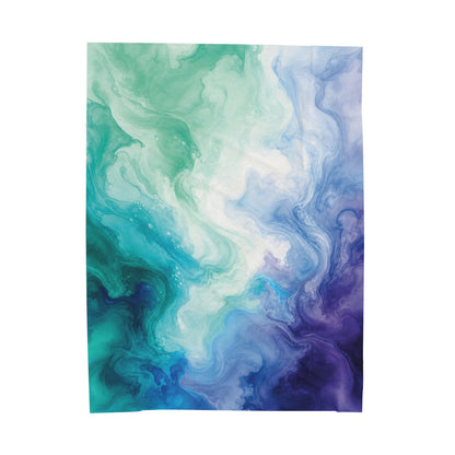 Gay (Men Who Love Men) Watercolor Marble Swirl Blanket