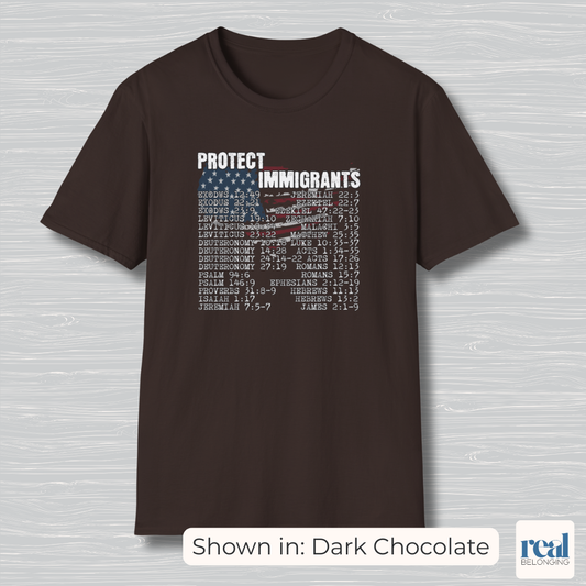 Protect Immigrants | 30 Bible Verse T-shirt