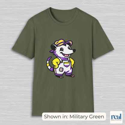 Non-Binary Possum Pride T-Shirt | Adorable AF