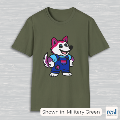 Bisexual Husky Dog T-Shirt | Adorable AF