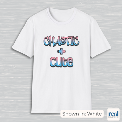 Chaotic + Cute | Subtle Trans Joy Shirt