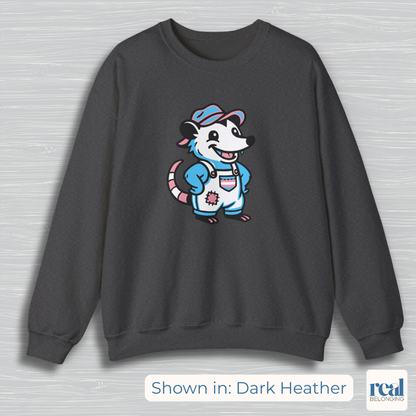 Transgender Possum Pride Sweatshirt | Adorable AF
