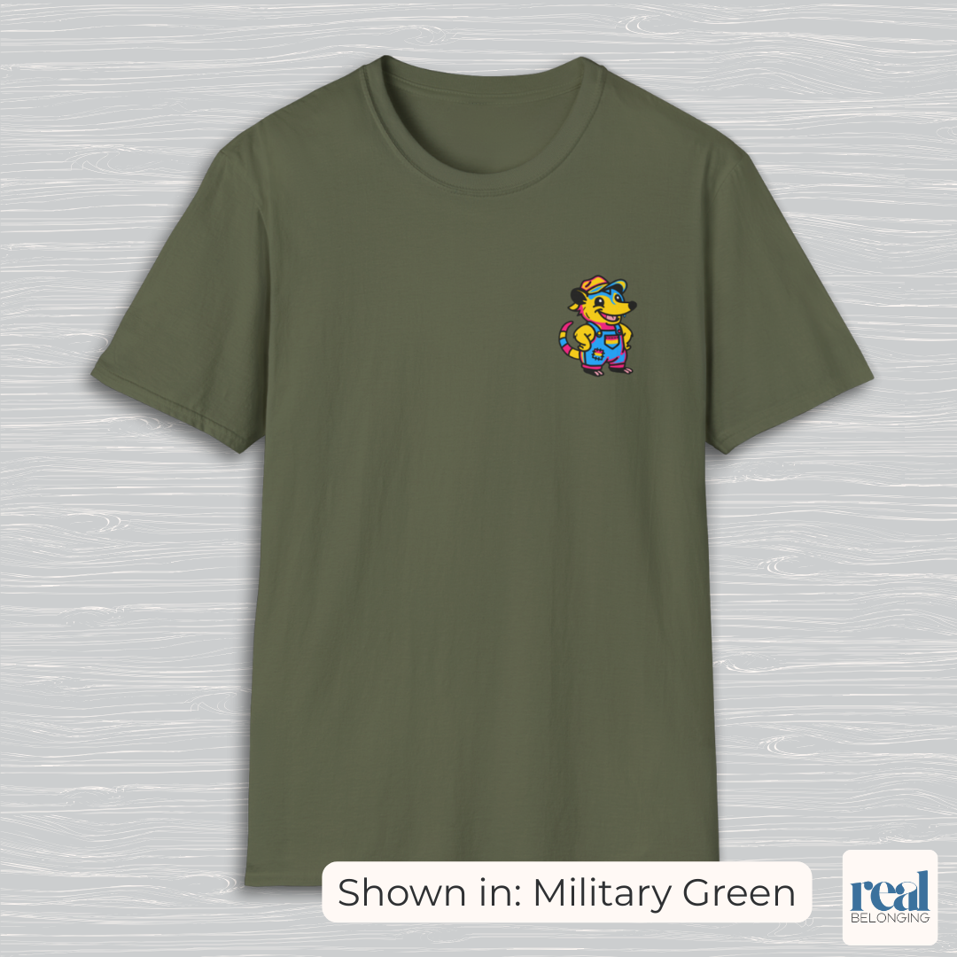 Pansexual Possum Pride T-Shirt | Adorable AF