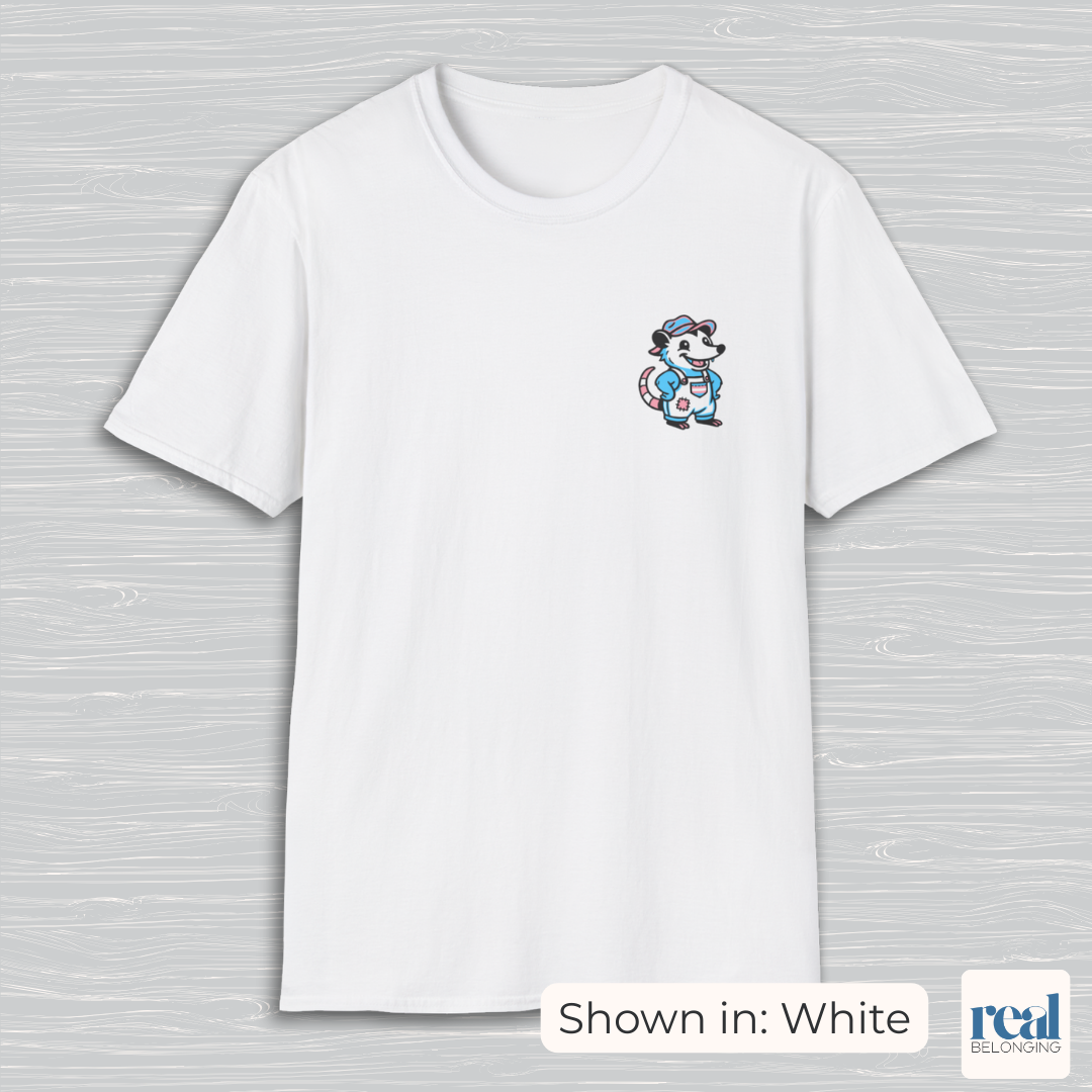Transgender Possum Pride T-Shirt | Adorable AF