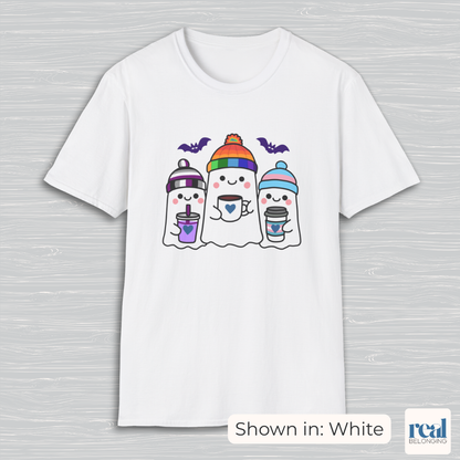 Adorable AF Ghosts - Choose: Rainbow, Trans, and either Non-binary or Asexual