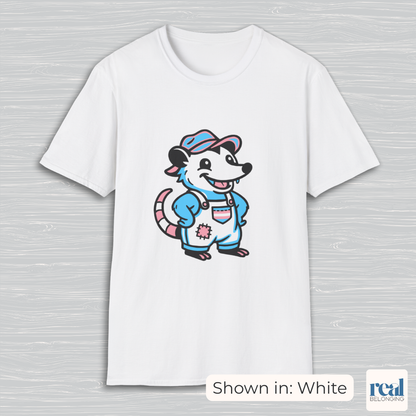 Transgender Possum Pride T-Shirt | Adorable AF