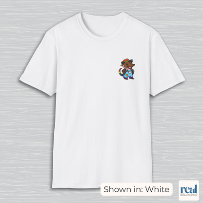 Rainbow Progress Pride Possum T-Shirt | Adorable AF