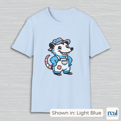Transgender Possum Pride T-Shirt | Adorable AF