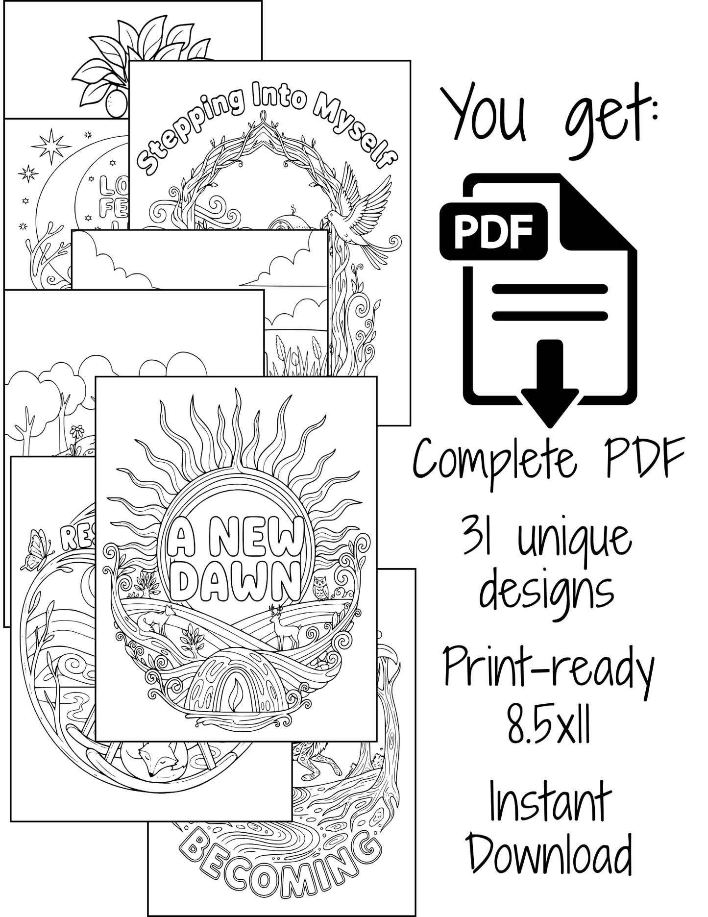 Your Season: A Coloring Book for Growing Through Transition