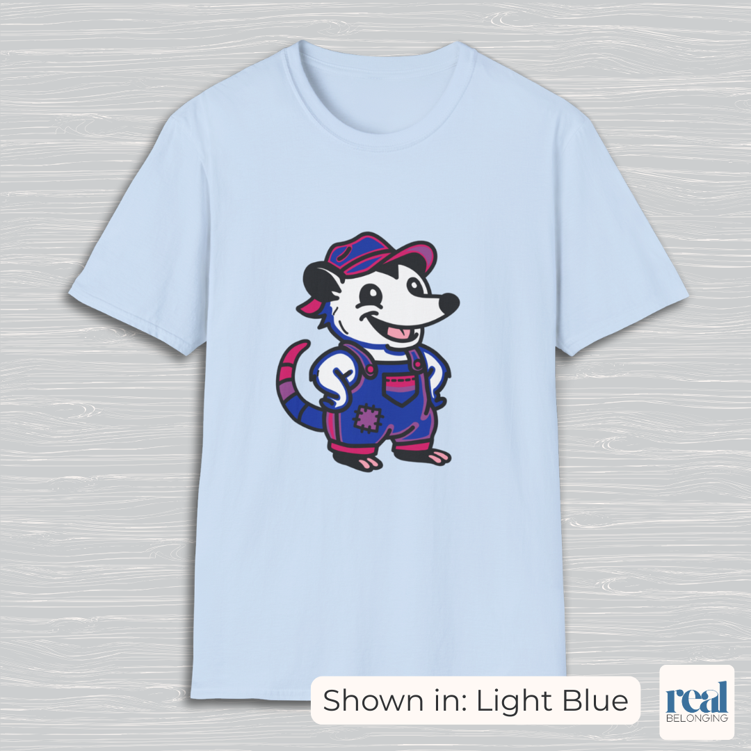 Bisexual Pride Possum T-Shirt | Adorable AF