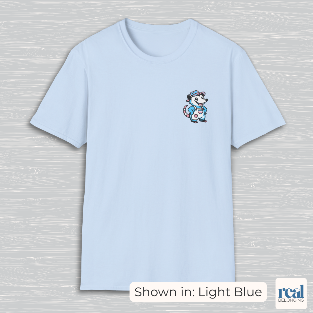 Transgender Possum Pride T-Shirt | Adorable AF