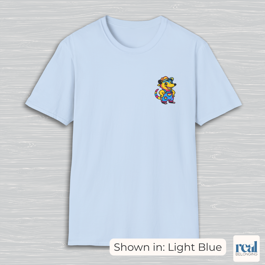 Pansexual Possum Pride T-Shirt | Adorable AF