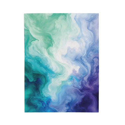 Gay (Men Who Love Men) Watercolor Marble Swirl Blanket