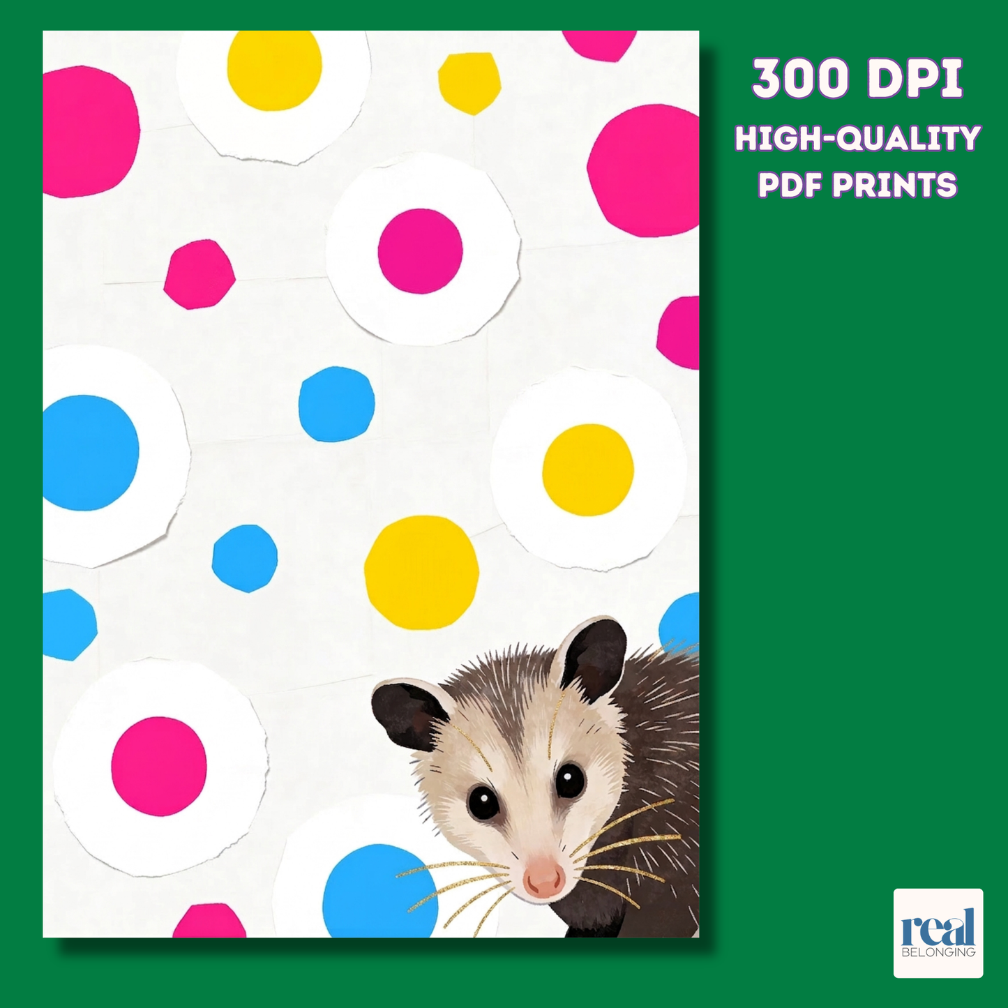 16-Identity LGBTQ+ Opossum Spots Greeting Card Mega-Pack