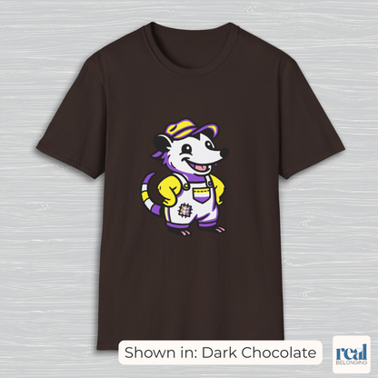 Non-Binary Possum Pride T-Shirt | Adorable AF