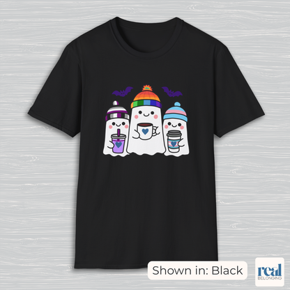 Adorable AF Ghosts - Choose: Rainbow, Trans, and either Non-binary or Asexual
