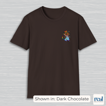 Rainbow Progress Pride Possum T-Shirt | Adorable AF