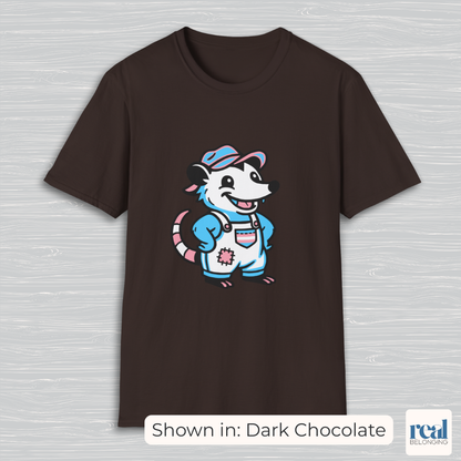 Transgender Possum Pride T-Shirt | Adorable AF