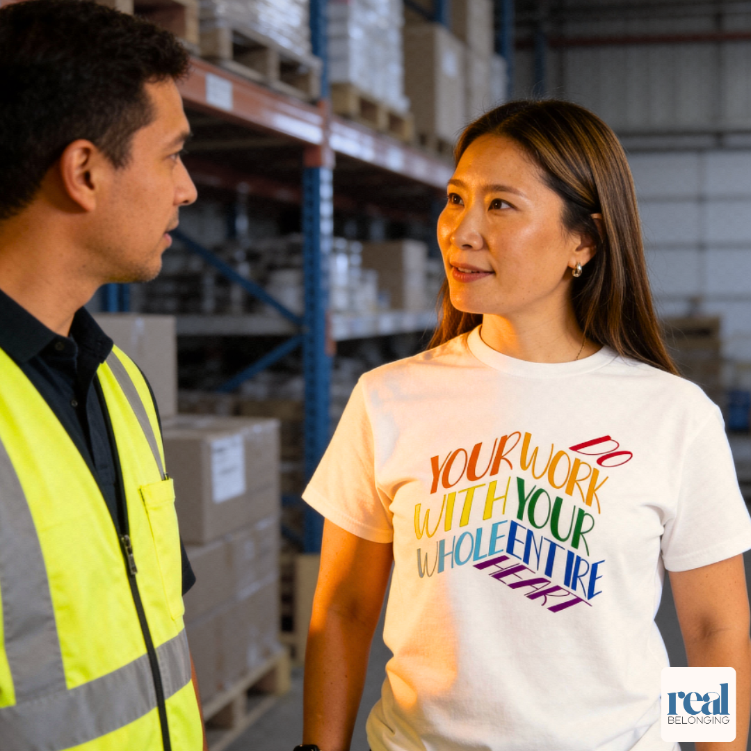 Do Your Work With Your Whole Entire Heart, Rainbow | Inclusive Professionals