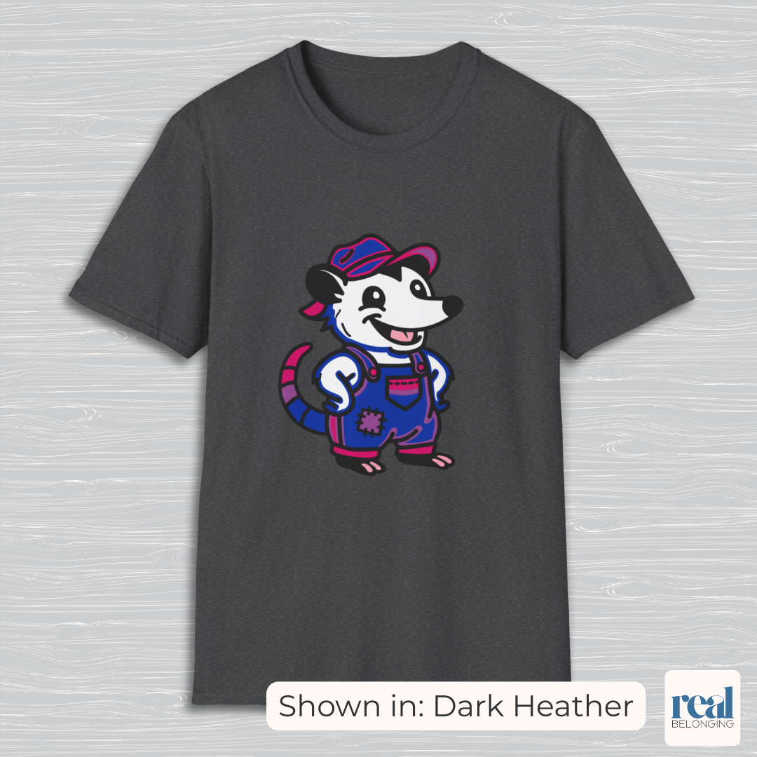 Bisexual Pride Possum T-Shirt | Adorable AF
