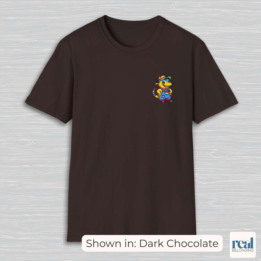 Pansexual Possum Pride T-Shirt | Adorable AF