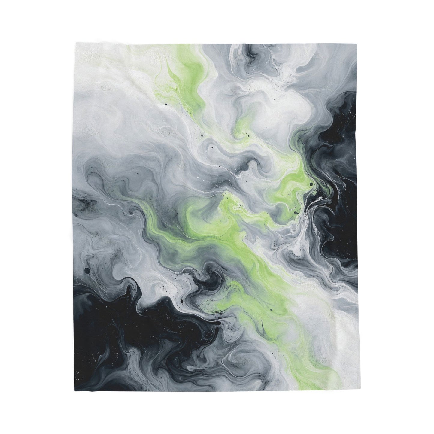 Agender Watercolor Marble Swirl Blanket
