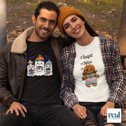 Sugar, Spice, and Everything Nice Long Sleeve Transgender Gingerbread Shirt