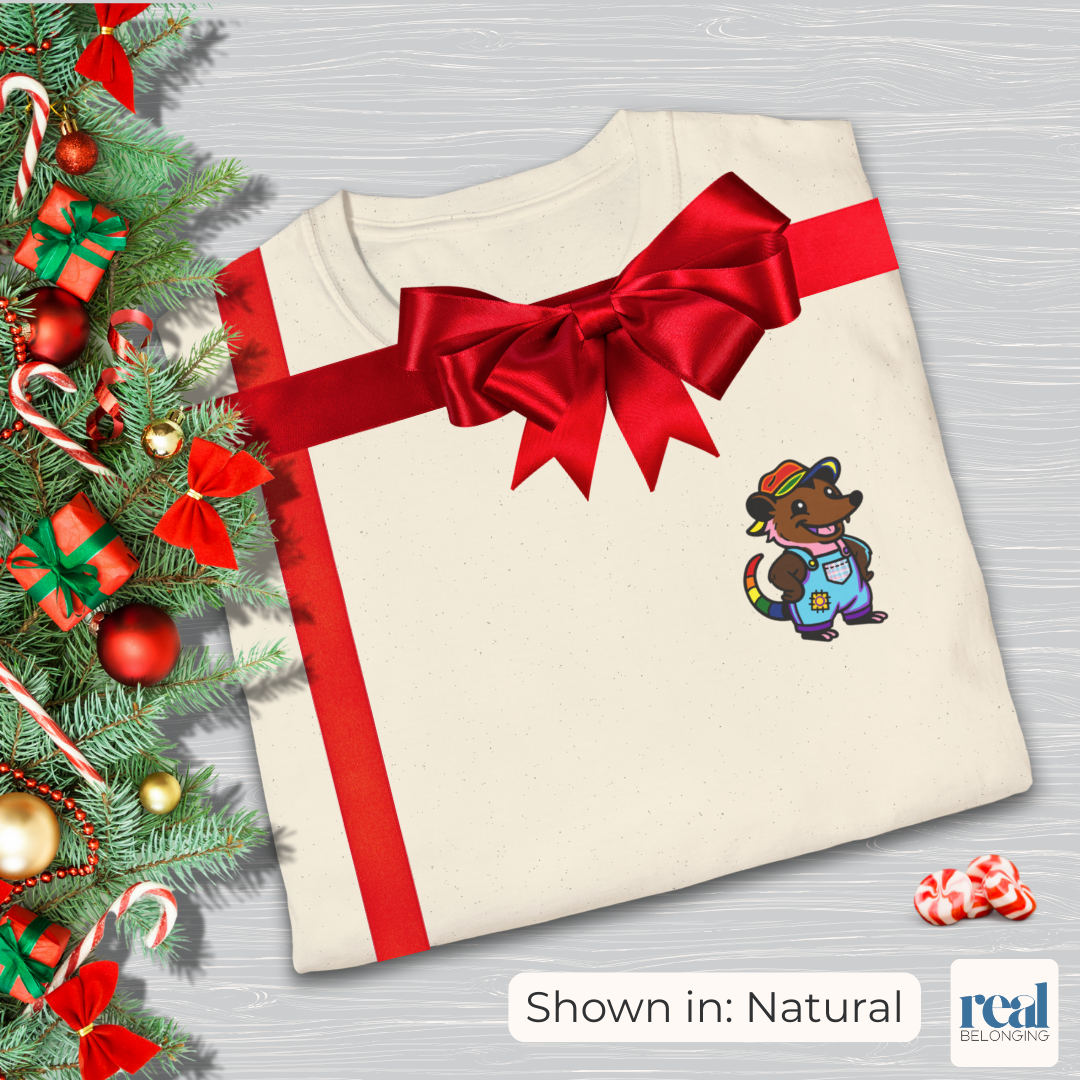 Rainbow Progress Pride Possum T-Shirt | Adorable AF