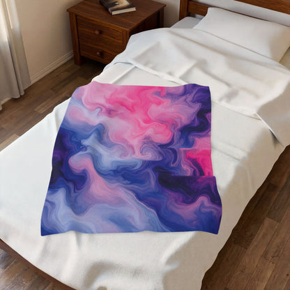 Omnisexual Watercolor Marble Swirl Blanket