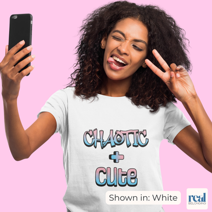 Chaotic + Cute | Subtle Trans Joy Shirt