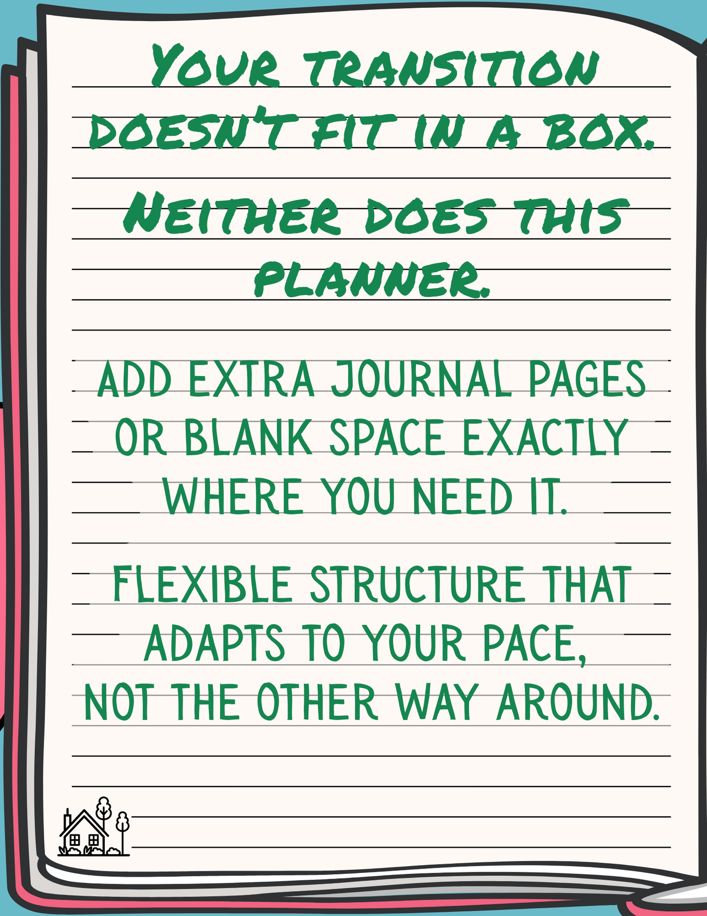 The Transition Planner — A 310-Page Digital Planner, Journal & Coloring Book for Navigating Change