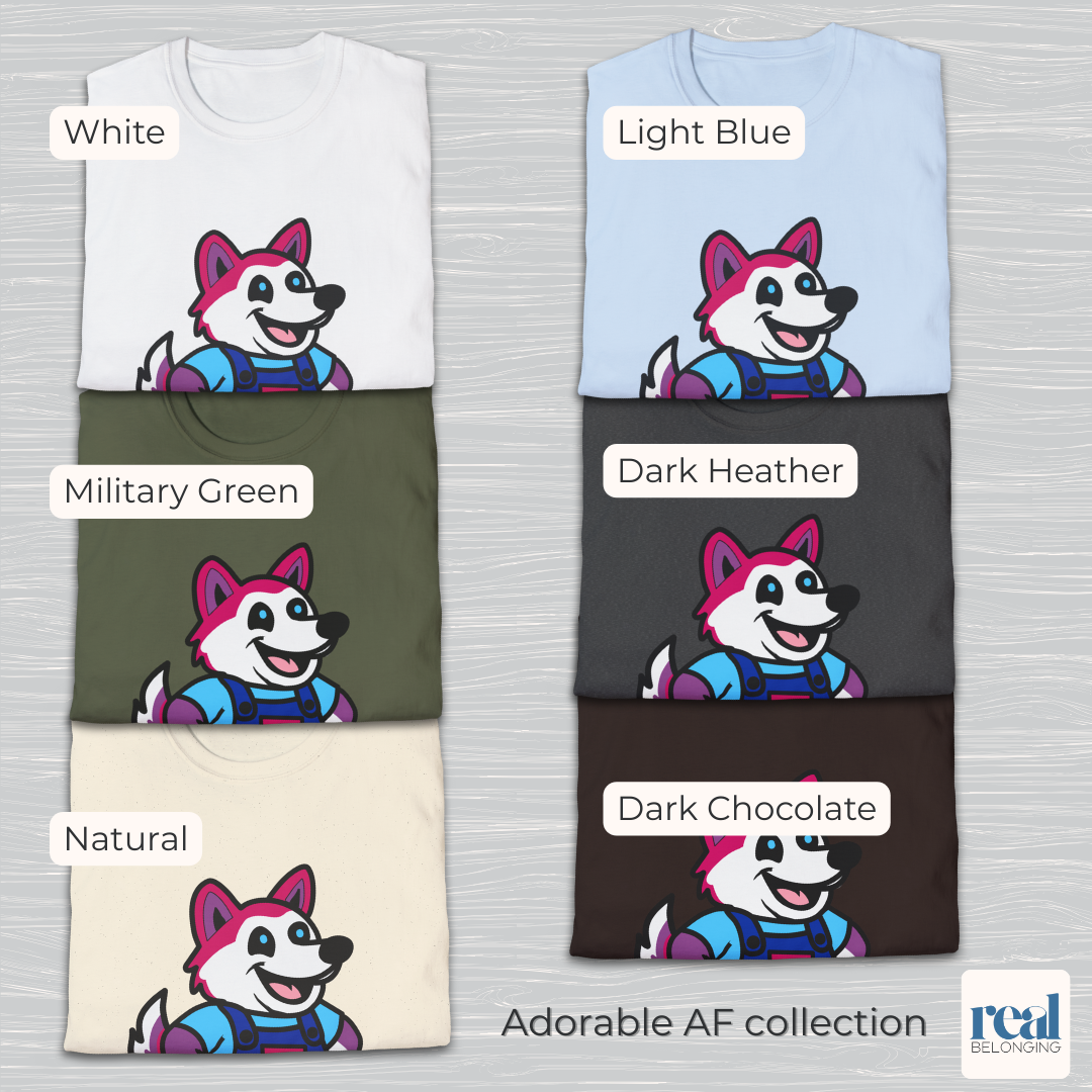 Bisexual Husky Dog T-Shirt | Adorable AF