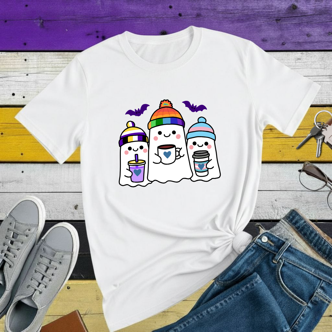 Adorable Queer, Trans, and Non-binary Ghosts