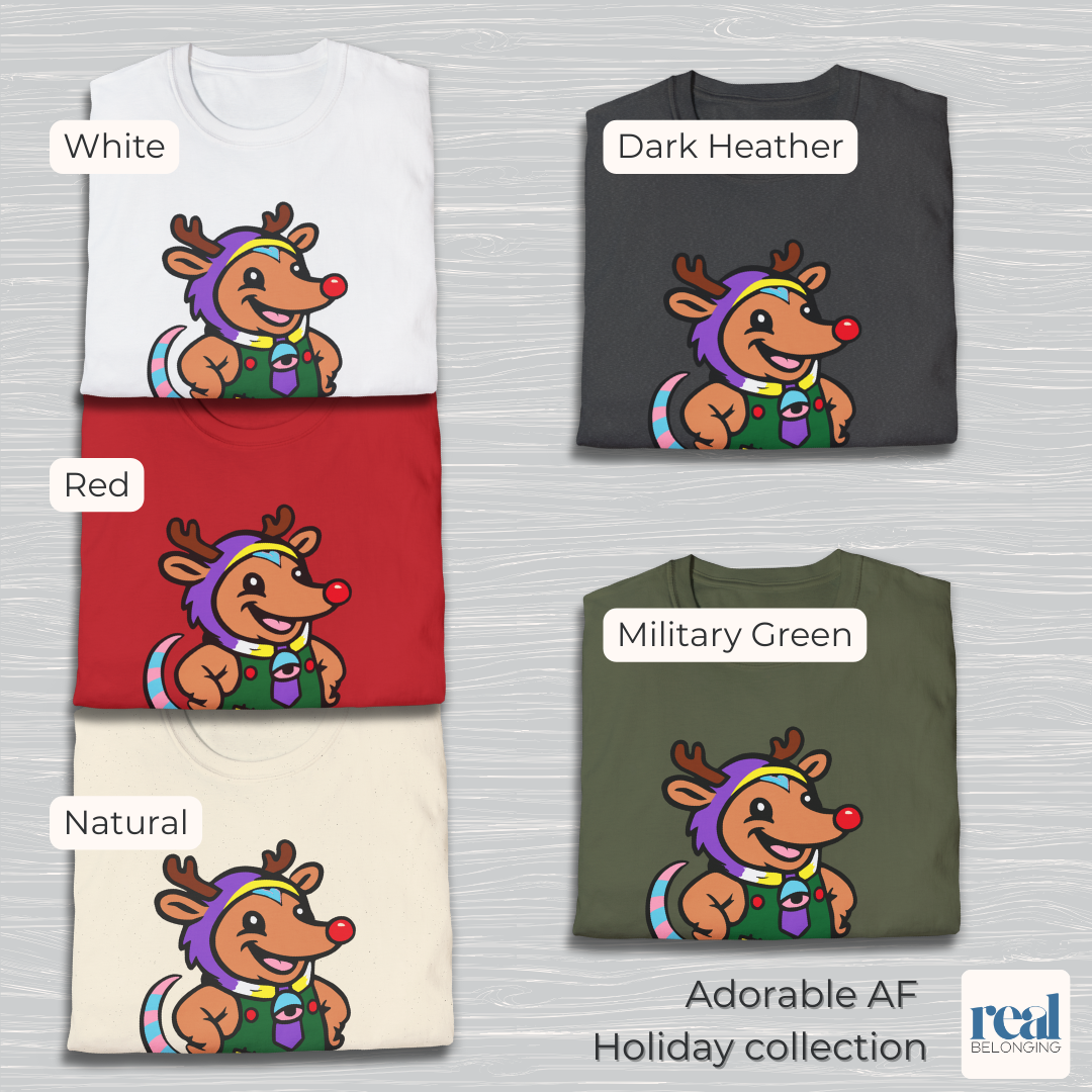 Non-Binary Reindeer Possum | 4 fur colors | Adorable AF