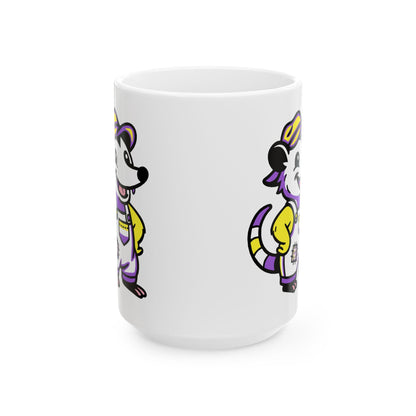 Mug 15oz Adorable AF Nonbinary Possum Pride Mug