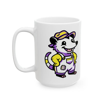 Mug Adorable AF Nonbinary Possum Pride Mug