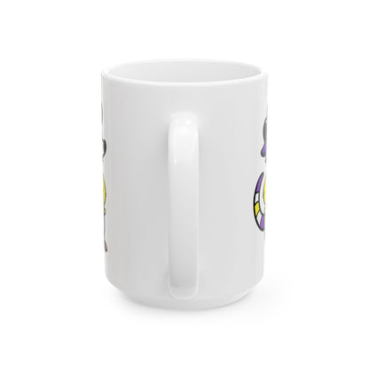 Mug Adorable AF Nonbinary Possum Pride Mug