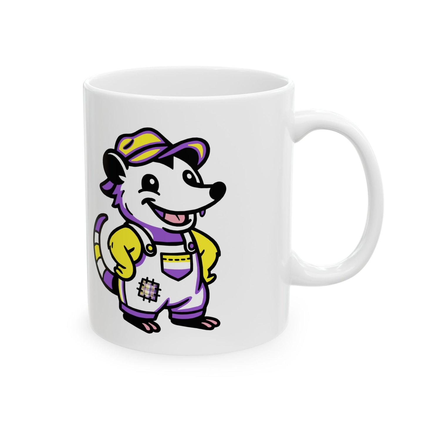 Mug Adorable AF Nonbinary Possum Pride Mug