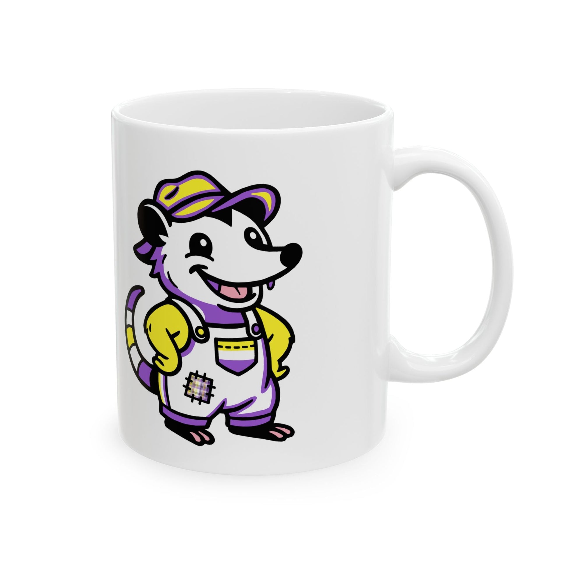 Mug Adorable AF Nonbinary Possum Pride Mug