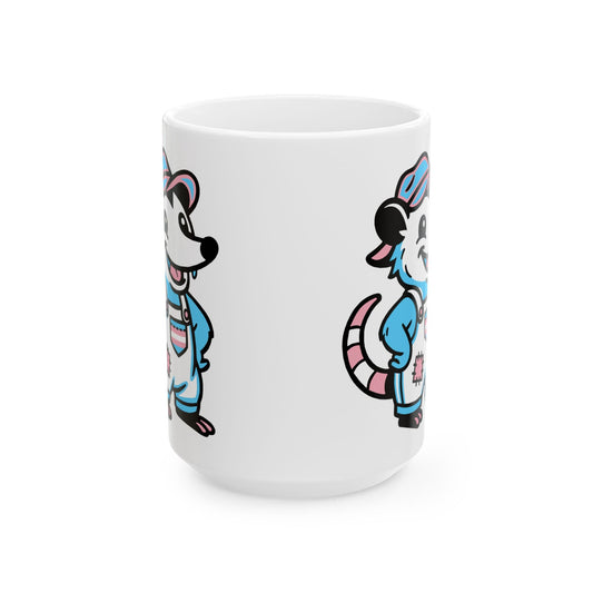 Real Belonging Mug 15oz Adorable AF Transgender Possum Mug