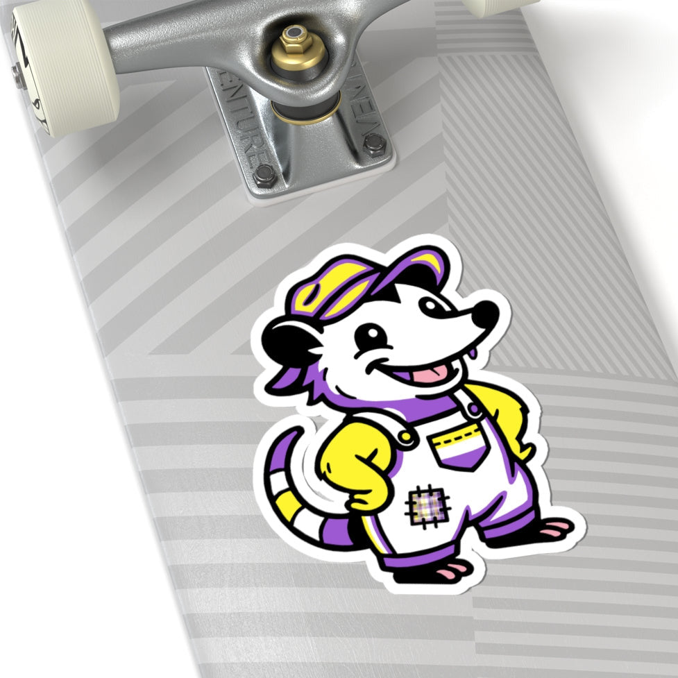 Real Belonging Sticker Adorable AF Non-Binary Possum Sticker