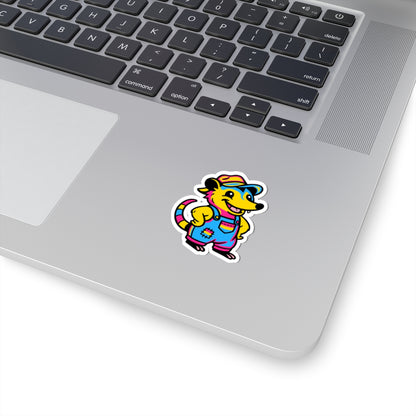 Real Belonging Sticker Adorable AF Pansexual Possum Sticker